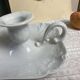 Old porcelain candle holder