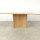 Vintage travertine dining table, 1970s