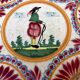 Ancien dessous de plat  Faïence Henriot Quimper