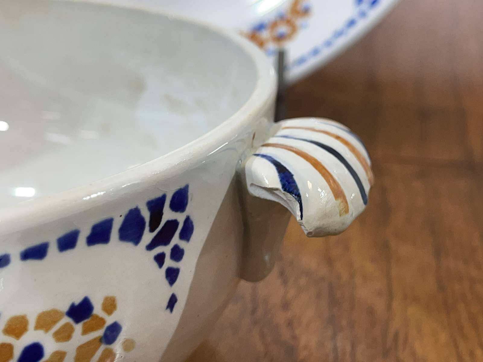 Saint Amand dinner service from the 1950s - 29 pieces.