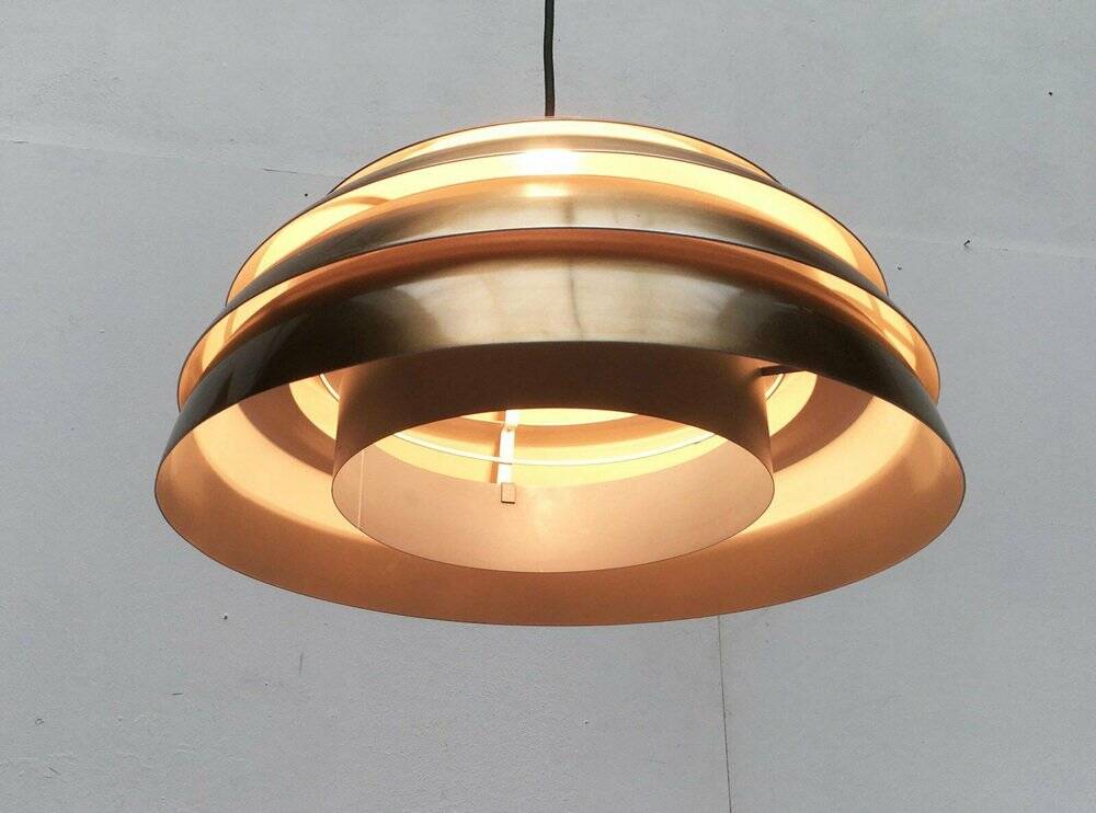 Mid-century dome pendant lamp by Hans-Agne Jakobsson for Hans-Agne Jakobsson Ab Markaryd, 1960s.
