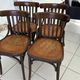 Set of 4 vintage bistro chairs from the 1960s.