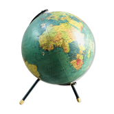 Globe terrestre lumineux 60's