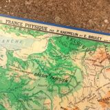 Old map of the France N°11 Hatier Kaeppelin.