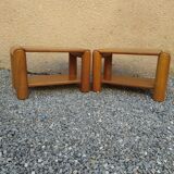 Huge 1970s elm sofa tips