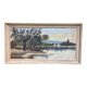 Painting of a landscape signed LEF