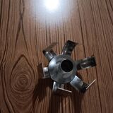 Space-age flower applique