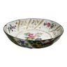 Coupe émaillée sur cuivre décor floral XVIIIe ou XIXe