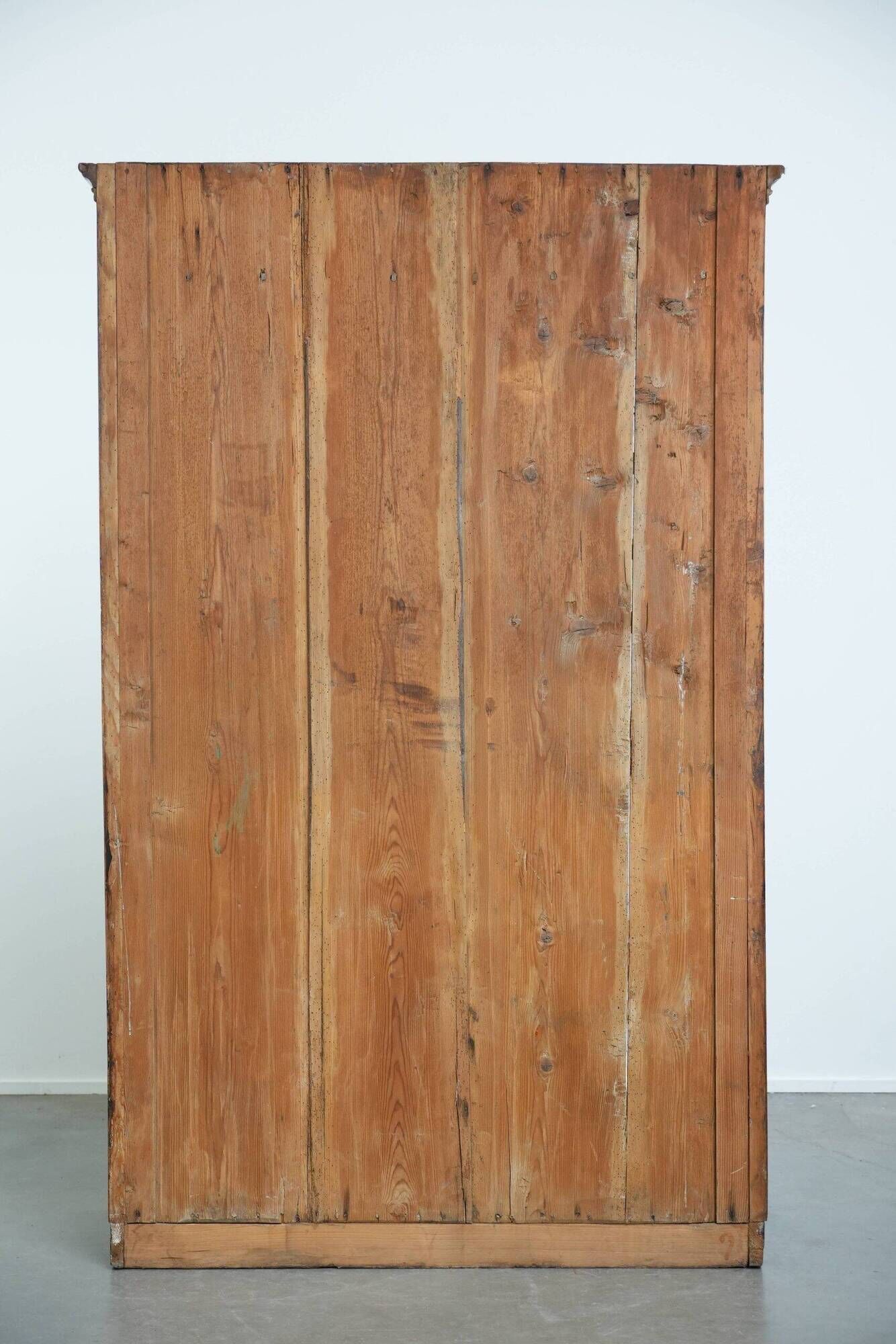 Unique late 18th / early 19th century book / buffet / shelving cabinet with a beautifully weathered patina