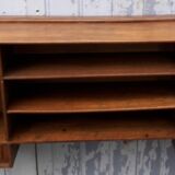 wooden desk top shelf