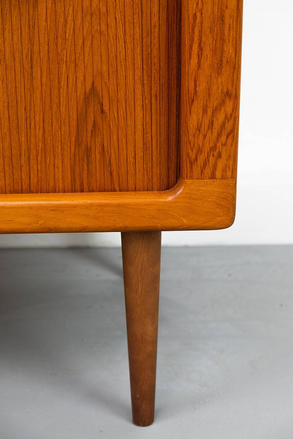 Danish Teak Sideboard with Tambour Doors from Dyrlund, 1970s