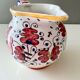 Vintage jug by Deruta Etrusca red rooster, Italy, majolica, ceramic hand painted