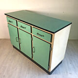 60's green formica buffet