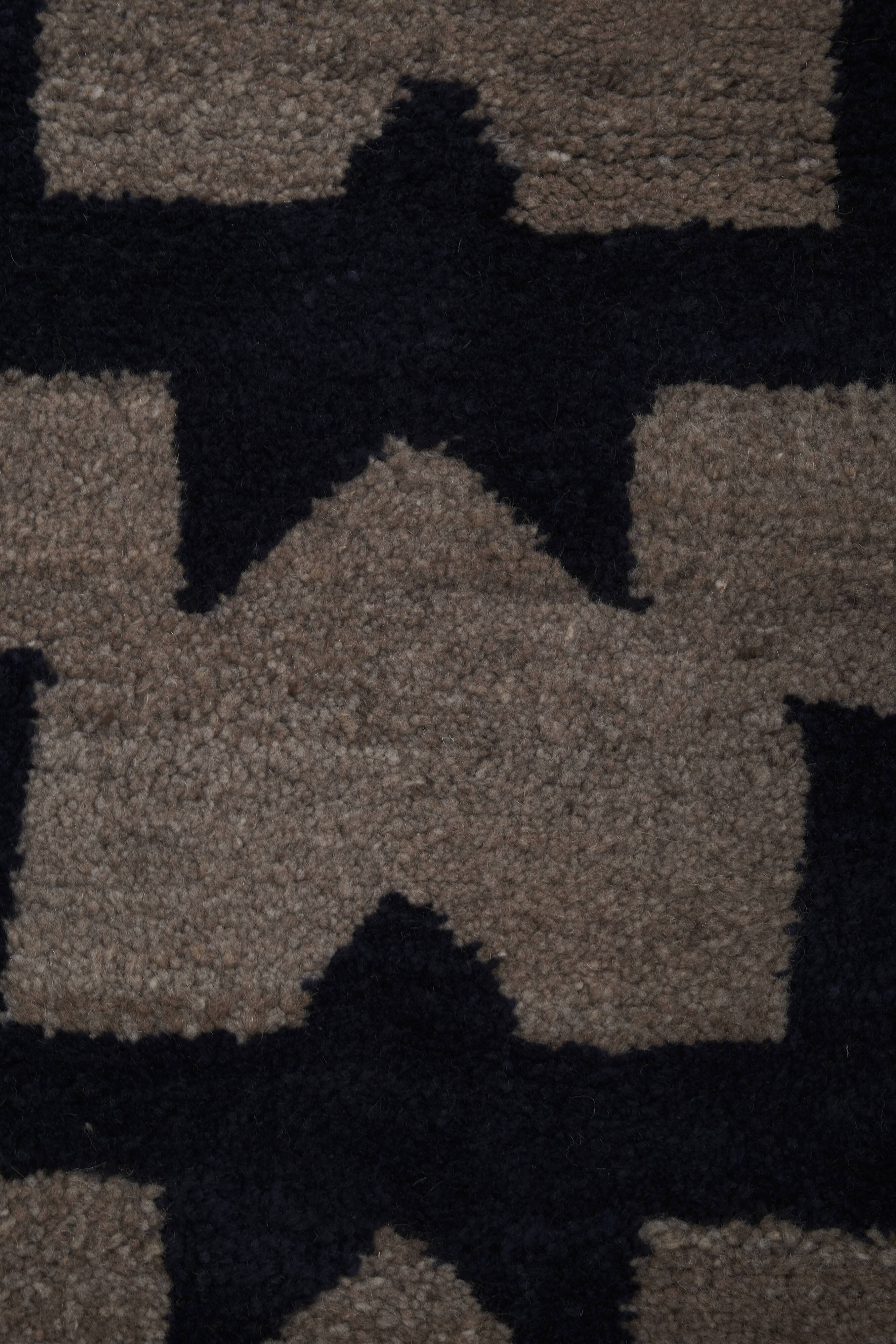 Vintage Turkish Oushak Rug Handwoven 86x211 cm