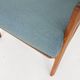 Teak danish modern lounge or armchair in new green fabric, Denmark, 1960s