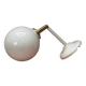 Applique murale inclinable globe opaline blanche
