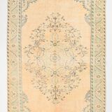 6x9 Vintage Light Yellow Oriental Vintage Rug, 180x277Cm