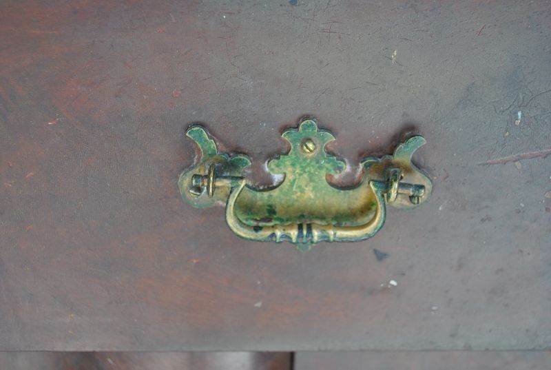 Credenza in mahogany door flame time XIX