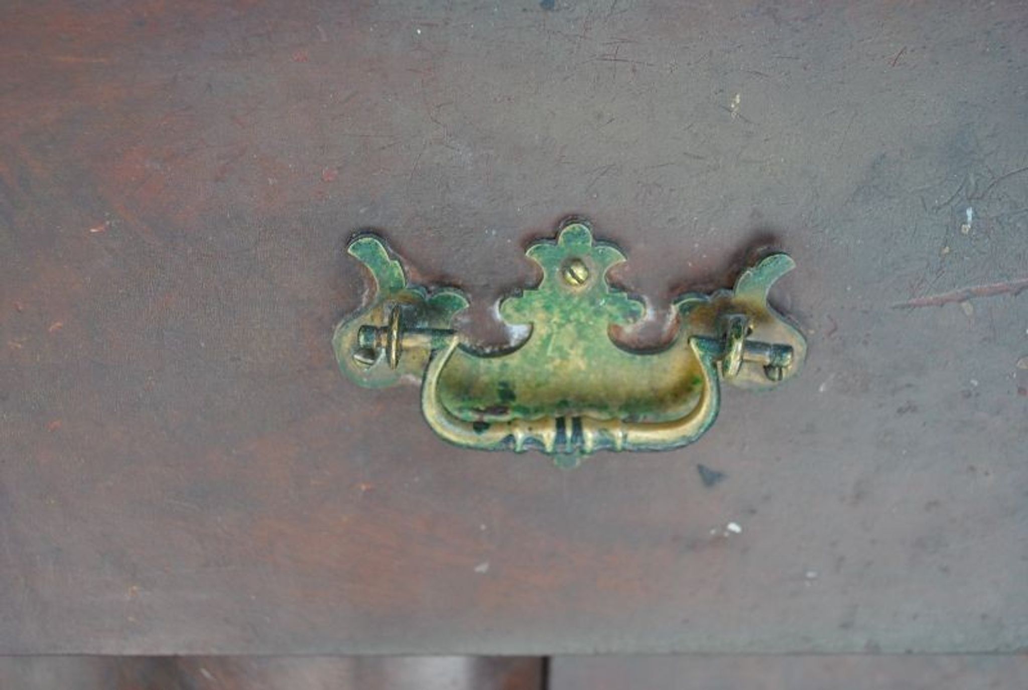 Credenza in mahogany door flame time XIX