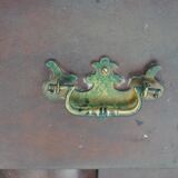 Credenza in mahogany door flame time XIX
