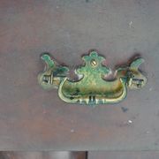 Credenza in mahogany door flame time XIX