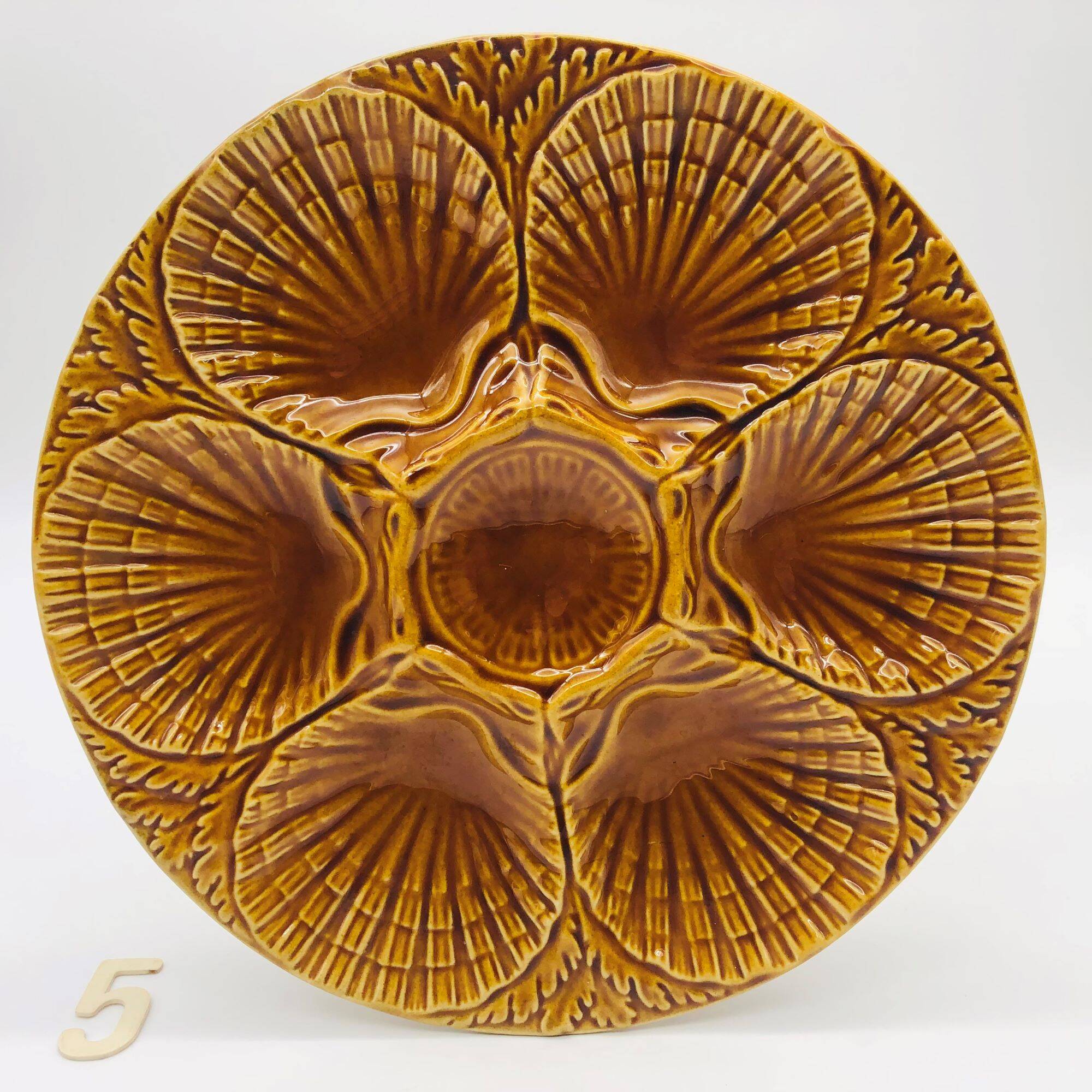 6 assiettes à coquillage, Secla Portugal