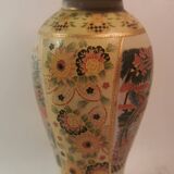 Ensemble de 3 vases japonais anciens Satsuma