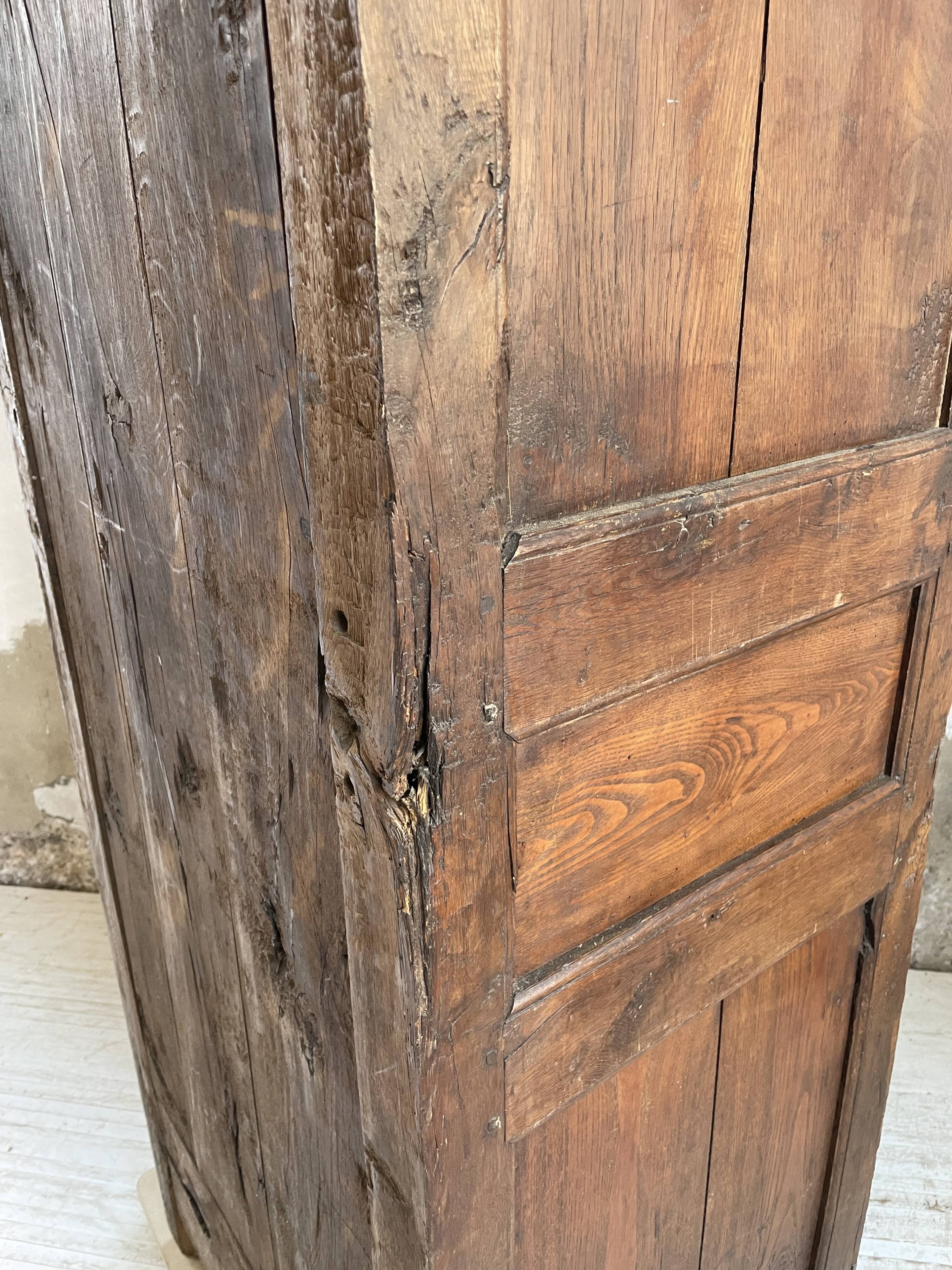 Savoyard solid oak cabinet XVIIIth