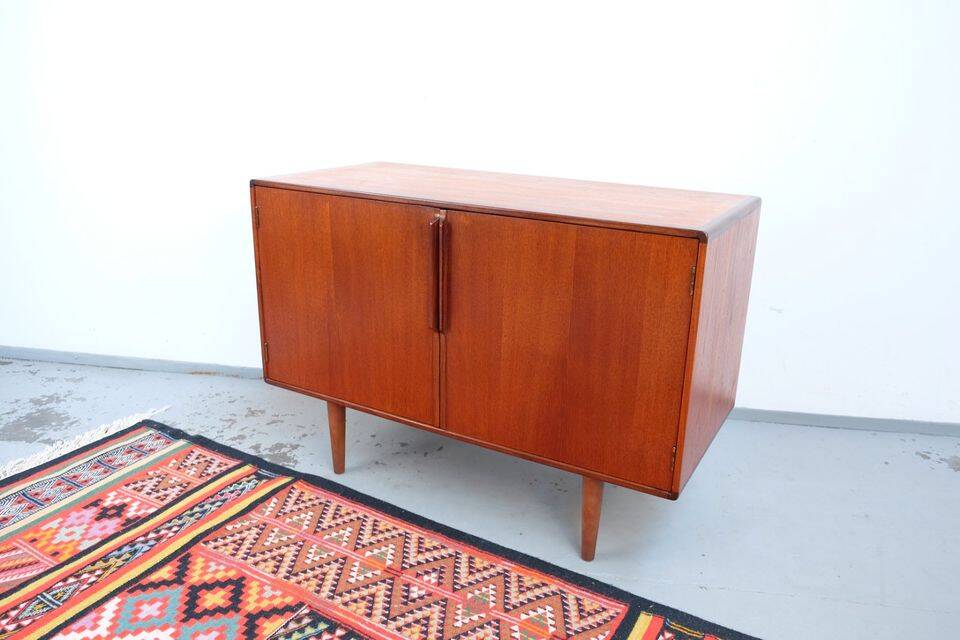 Vintage retro 1960s ASKO commode in teak, mid-century style.
