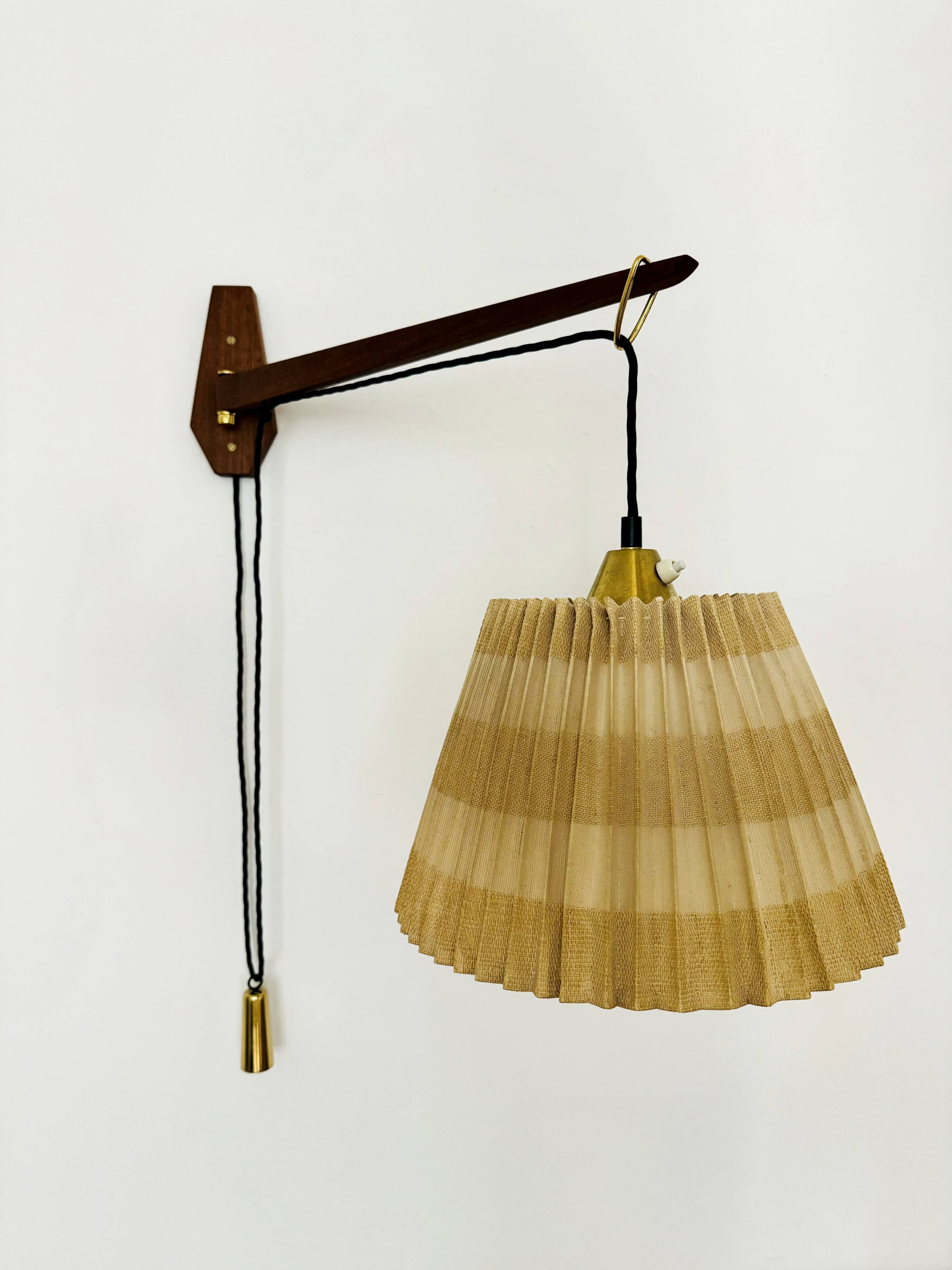 Adjustable Pleated Wall Lamp by Kaiser Leuchten