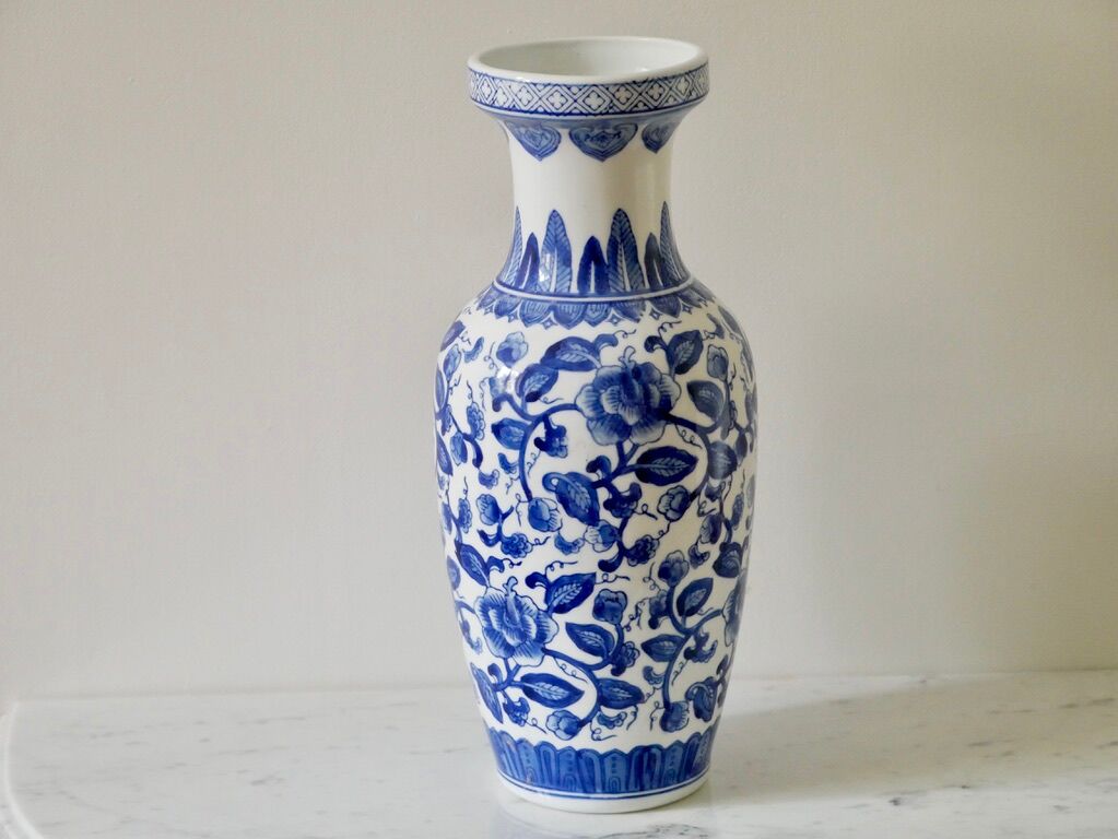 Chinese style high vase