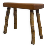 Brutalist rectangular handmade stool