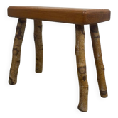 Brutalist rectangular handmade stool