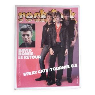 Promotional poster for Rock&Folk magazine: Stray cats US tour