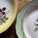 6 assiettes plates vintage