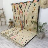 Handmade wool Berber rug 280 X 160 CM
