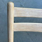 Ensemble de 6 chaises vintage en corde de papier Kurt Ostervig