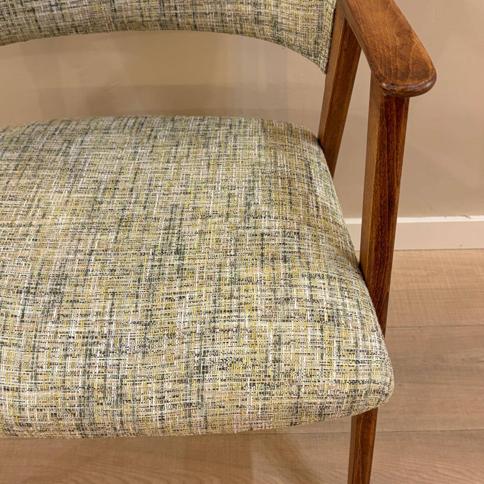 Spanish vintage mid-century armchair by Guilleumas, 1960s