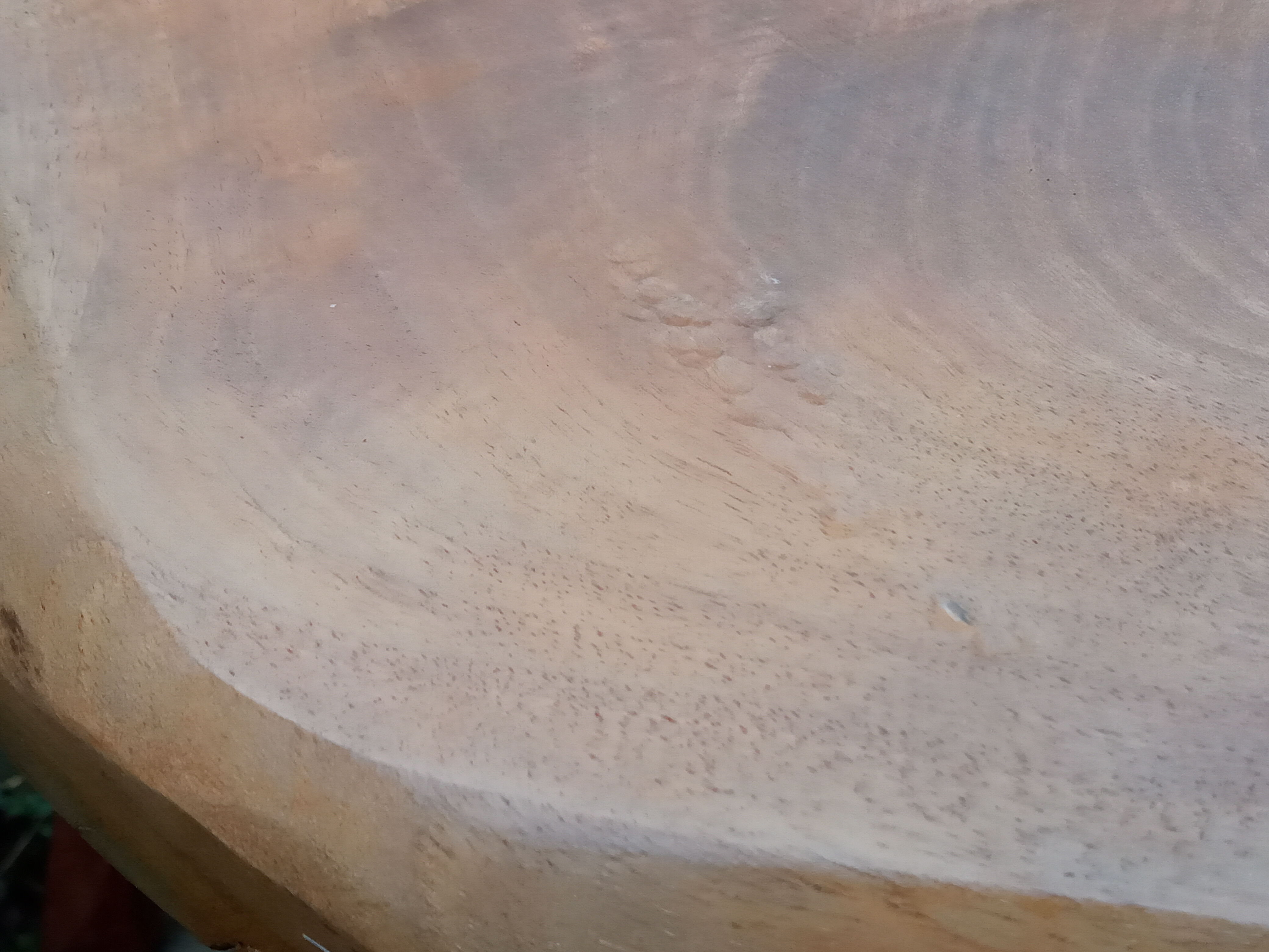 Brutalist olive coffee table 60s