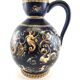 Large blue earthenware pitcher from Gien – Renaissance pattern