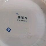 Antique Gien earthenware salad bowl