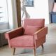 50s-60s velvet armchair