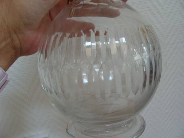 Vintage Crystal Carafe / Renaissance