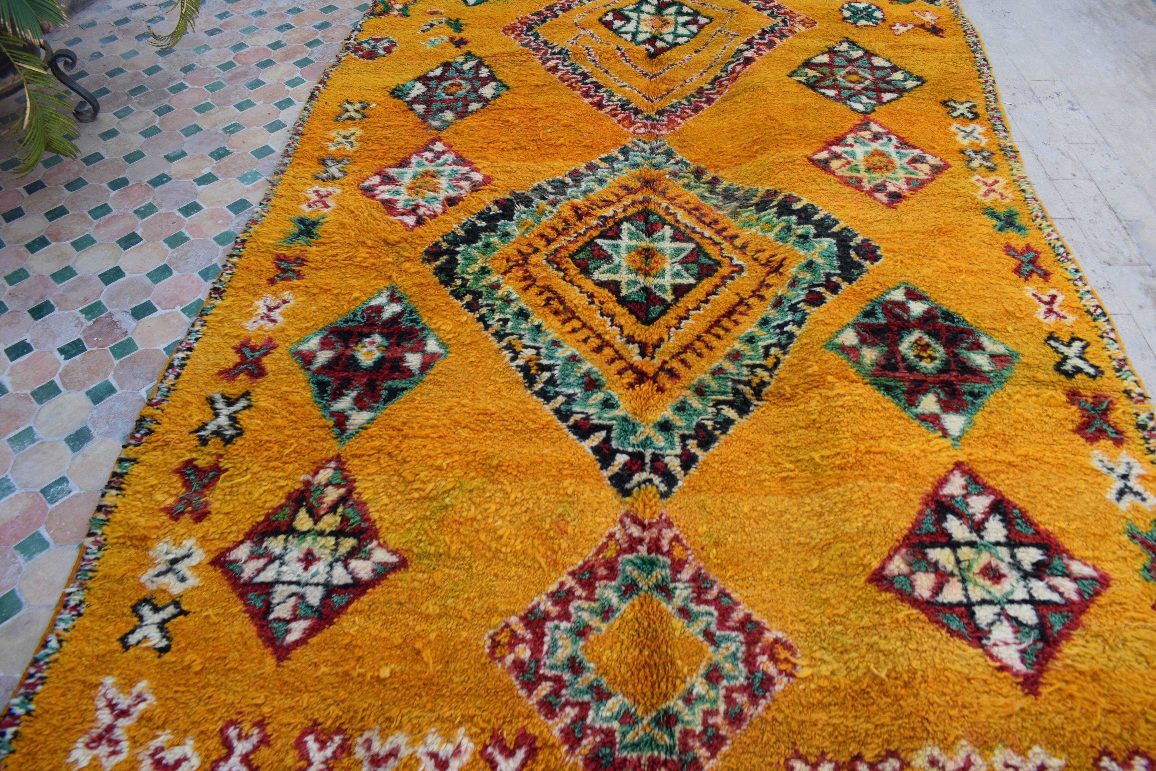 Moroccan Berber rug vintage atlas, 275x175 cm