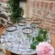 8 verres à pied vintages