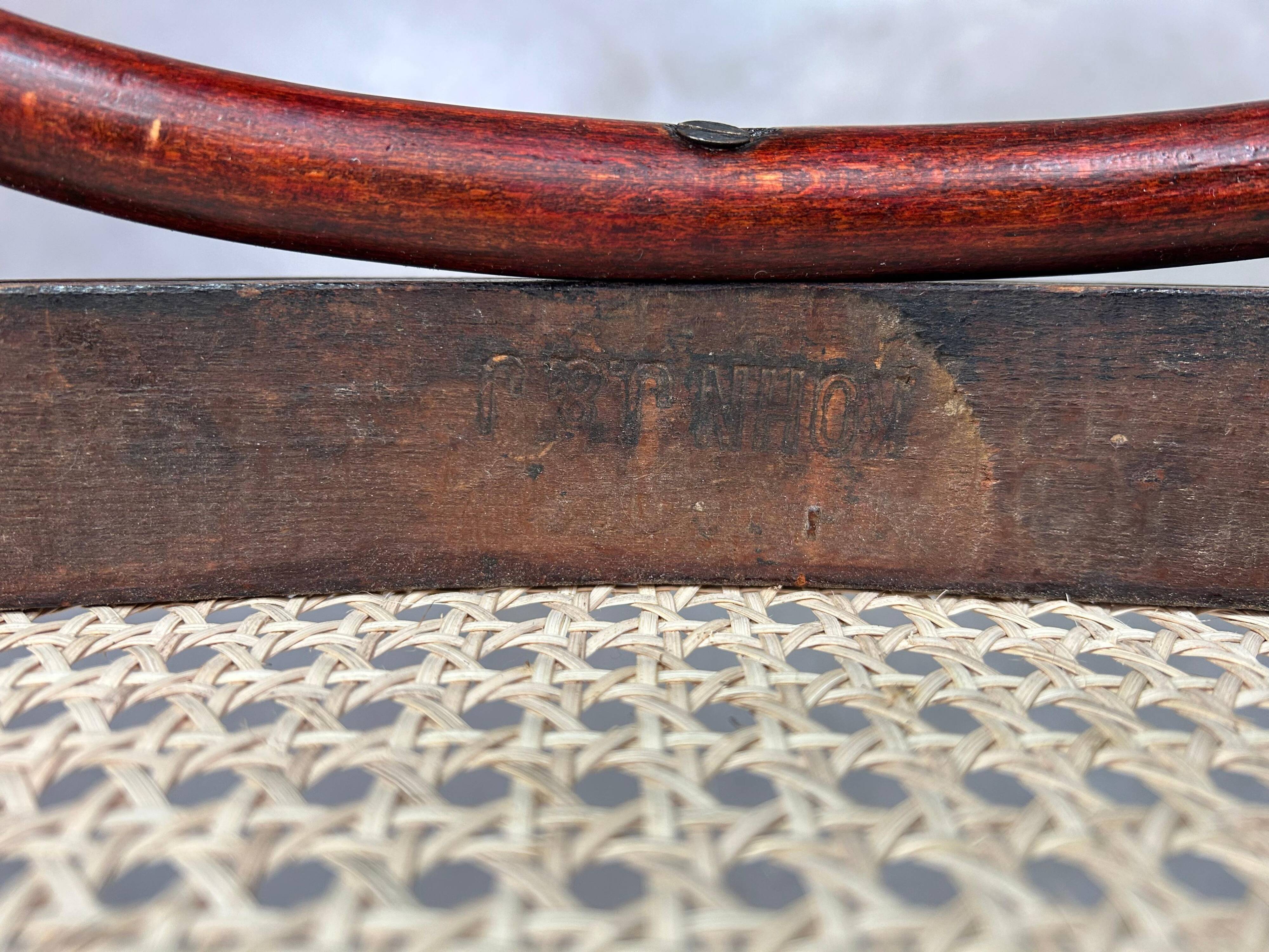 Viennese Secession dining chair no. 235 by Otto Wagner for J&J Kohn