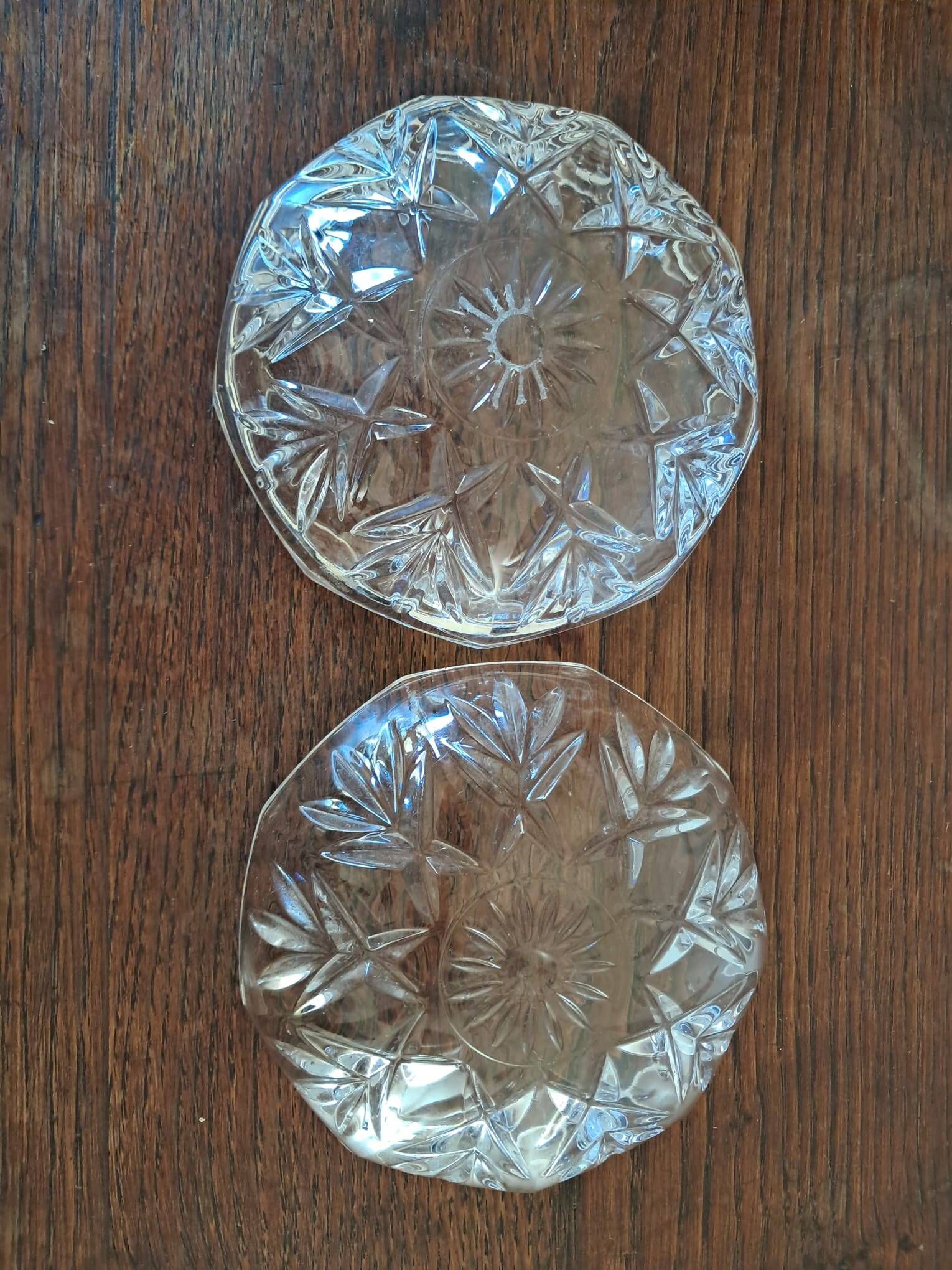 Antique jewellery box or cut crystal sweet jar.