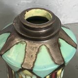 Pair of Art Deco Vases 1930 signed Henri Delcourt