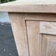 Vintage shallow Parisian sideboard renovated in solid oak 1950.