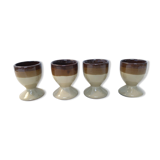 4 stoneware shells, 1970